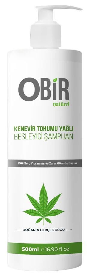 Obir Natürel Besleyici Şampuan Kenevir Tohumu Yağlı 500 ml X 1 Adet