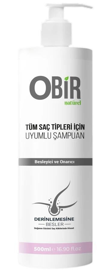 Obir Natürel Besleyici Şampuan Tüm Saçlar 500 ml X 1 Adet