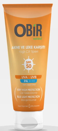 Obir Natürel Güneş Kremi Akne ve Leke Karşıtı Yağlı Cilt Tipleri 75 ml X 1 Adet