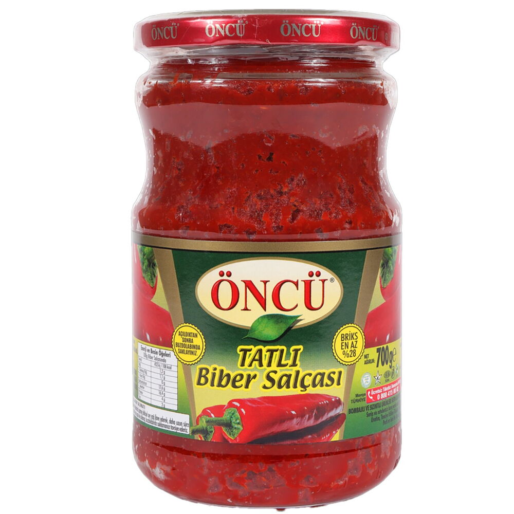 Öncü Biber Salçası Tatlı 700 gr X 1 Adet