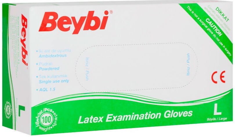 Beybi Muayene Eldiveni lt 100'lü X 1 Adet
