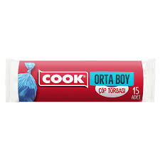 Cook Çöp Poşeti 55*60 cm Orta Boy Mavi X 50 Adet