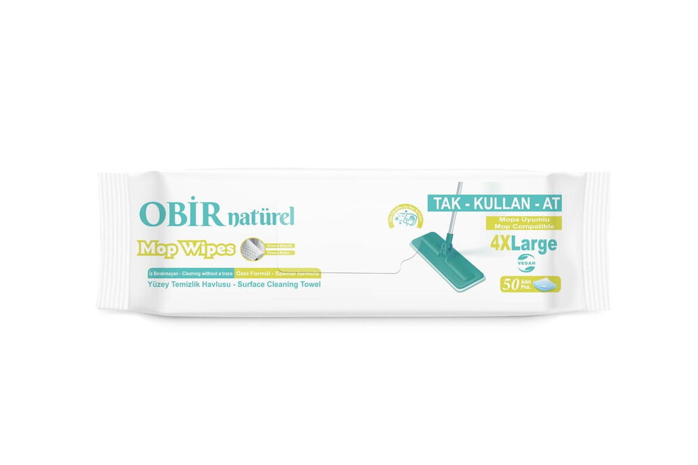 Obir Natürel Mob Temizlik Bezi 50'li X 1 Adet