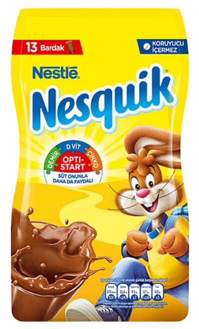 Nestle Nesquik Kakaolu Toz İçecek 180 gr X 1 Adet