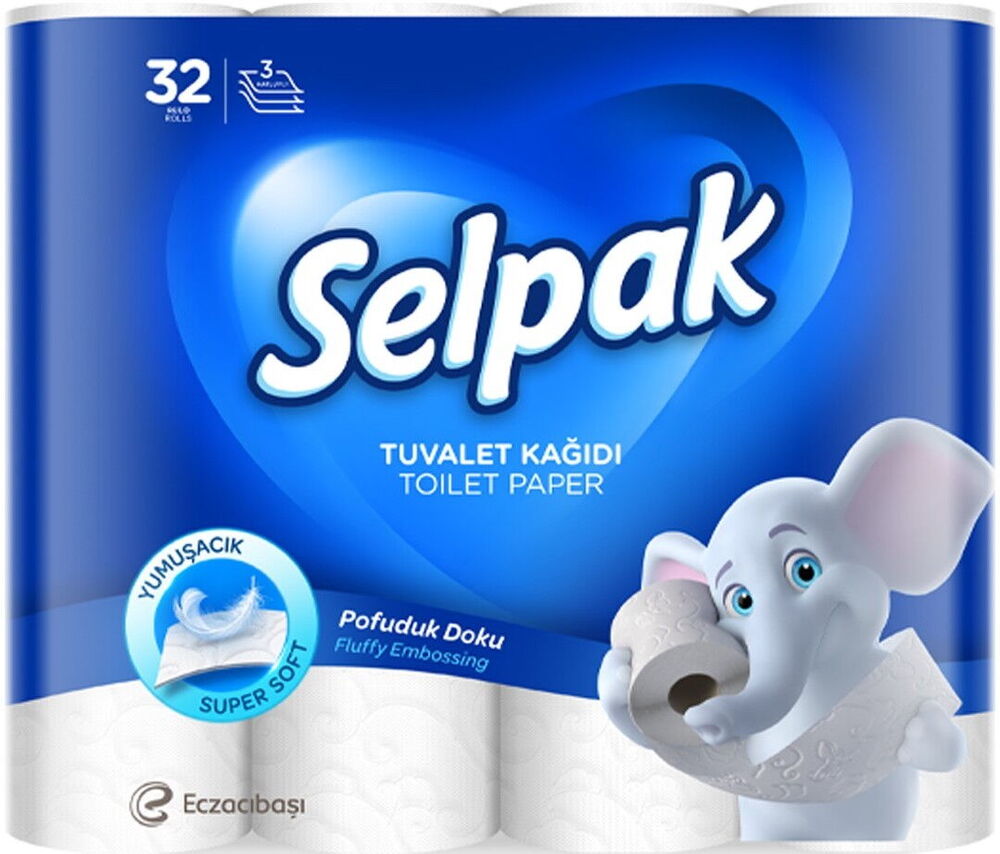 Selpak Tuvalet Kağıdı 32'li X 3 Adet