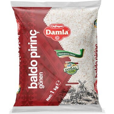 Damla Pirinç Gönen Baldo 1 kg X 1 Adet