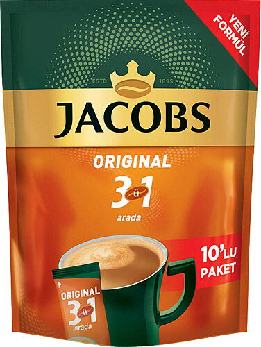 Jacobs 3in1 Orjinal Kahve 10'lu X 1 Adet