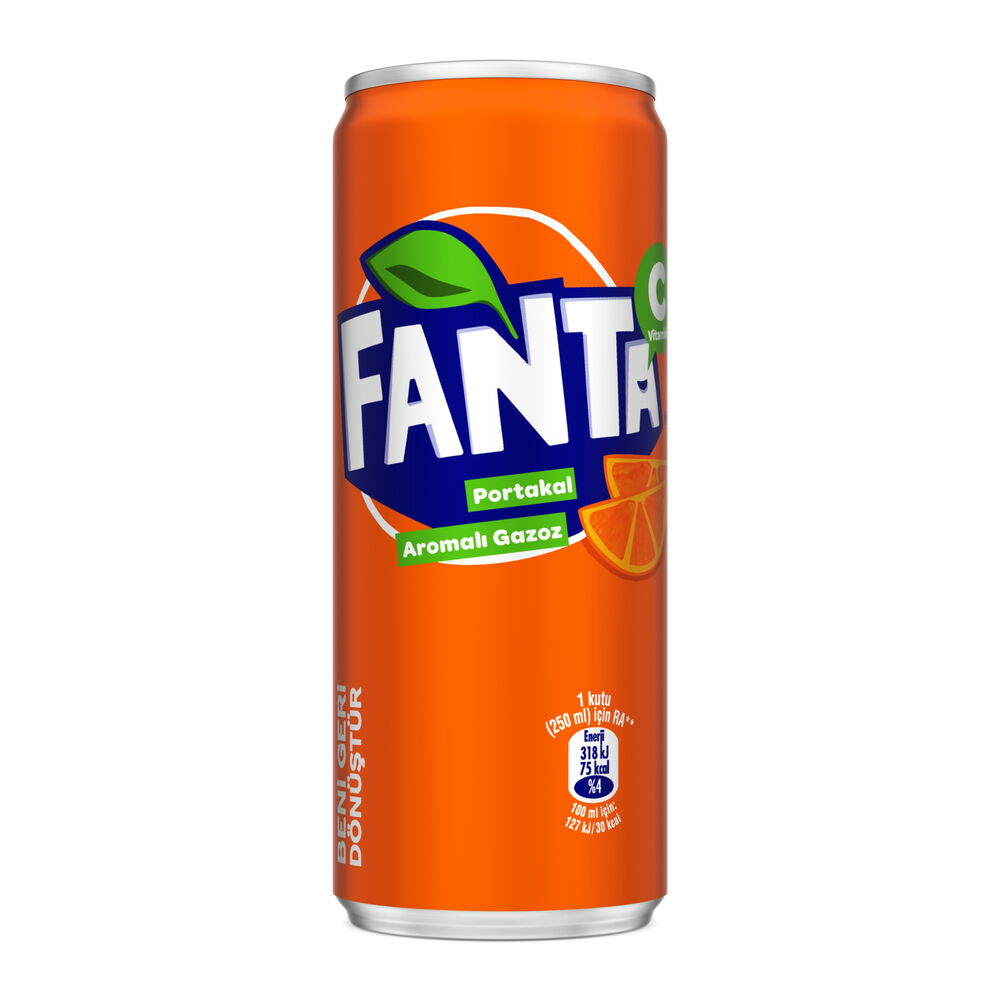 Fanta Teneke 250 ml X 24 Adet