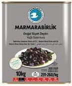 Marmara Birlik Siyah Zeytin Hiper lt 231-260 10 kg X 1 Adet