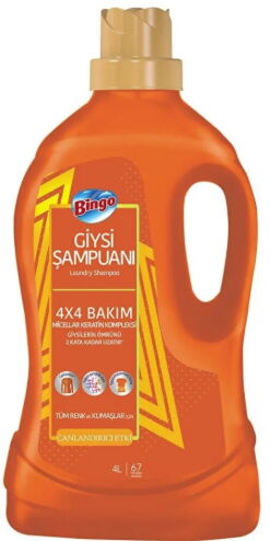 Bingo Giysi Şampuanı Canlandırıcı Etki 4 lt X 1 Adet