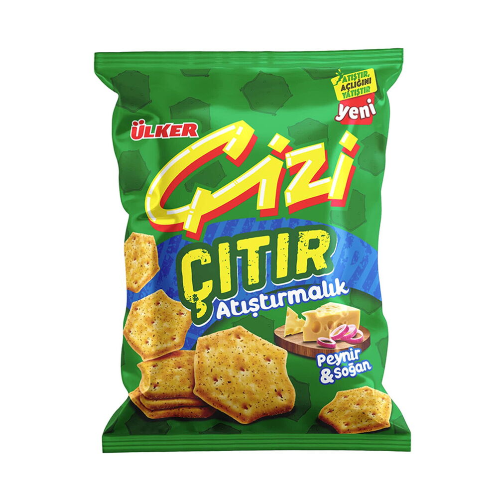 Ülker Çizi Çıtır Peynir Soğan 80 gr X 14 Adet