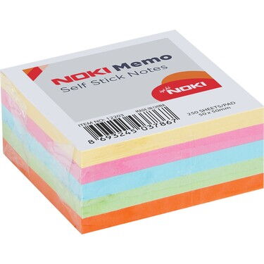 Noki Yapışkanlı Not Kağıdı 50x50 Pastel Küp X 1 Adet
