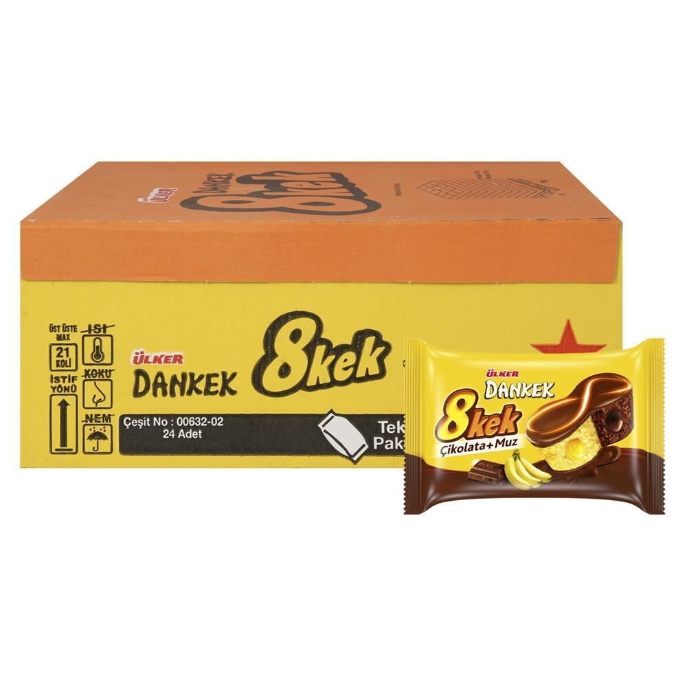 Ülker Dankek 8Kek Muzlu 55 gr X 24 Adet