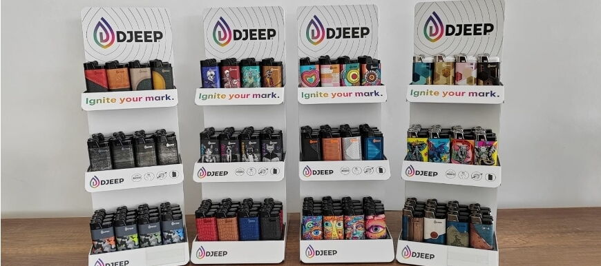 Djeep Çarklı Çakmak Standlı 48'li X 1 Adet
