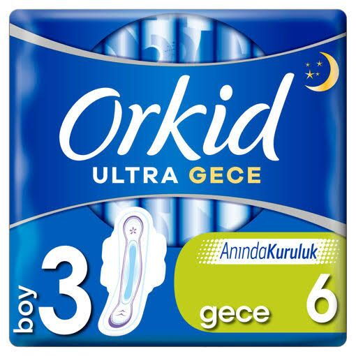 Orkid Ultra Gece No3 6'li X 1 Adet
