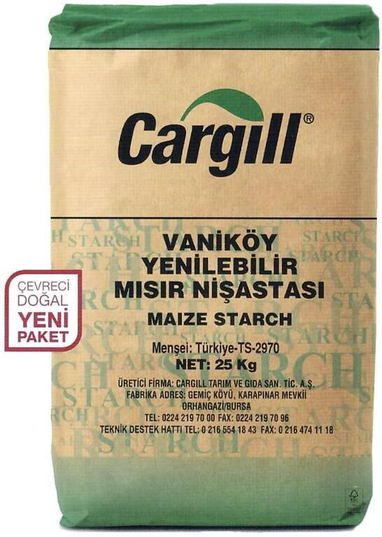 Cargill Mısır Nişastası 25 kg X 1 Adet