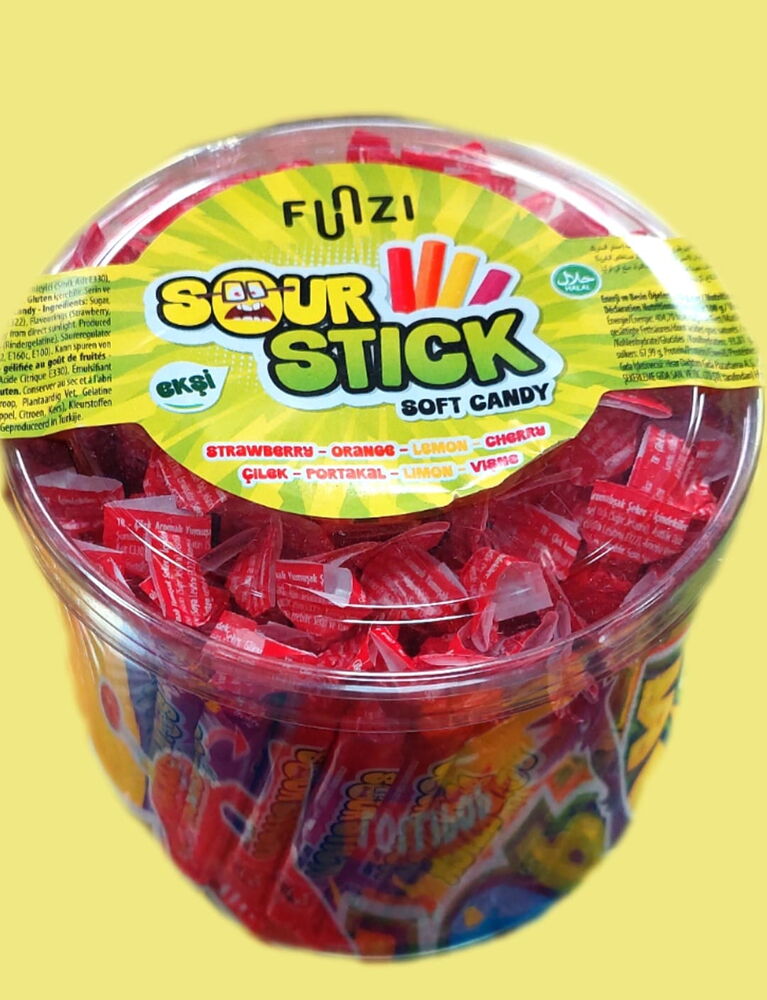 Kervan Funzi Sour Stick Yumiyum X 120 Adet