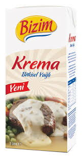 Bizim Krema Bitkisel Yağlı 1 lt X 1 Adet