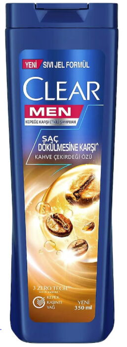 Clear Men Şampuan Saç Dökülmelerine Karşı 350 ml X 5 Adet