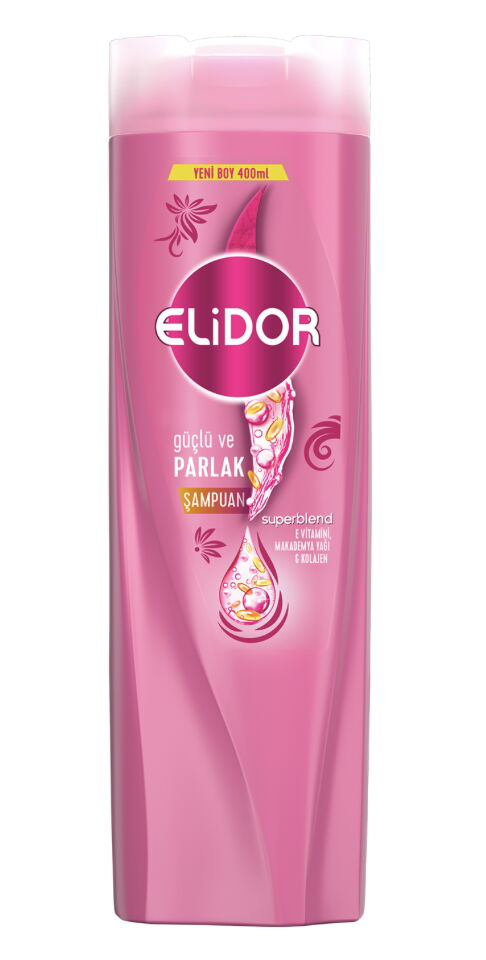 Elidor Şampuan Güçlü ve Parlak 400 ml X 6 Adet