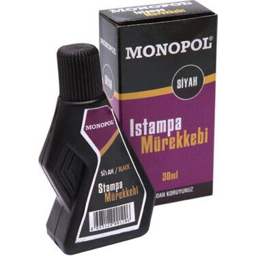 Monopol Istampa Mürekkebi Siyah 30 ml X 1 Adet