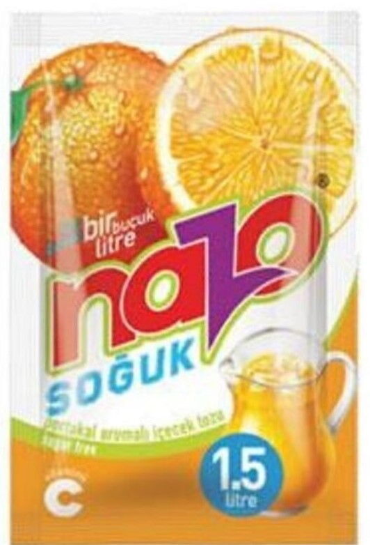Nazo Portakal Aromalı Toz İçecek X 24 Adet