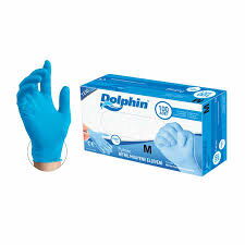 Beybi-Dolphin Nitril Eldiven Mavi M Beden X 1 Adet