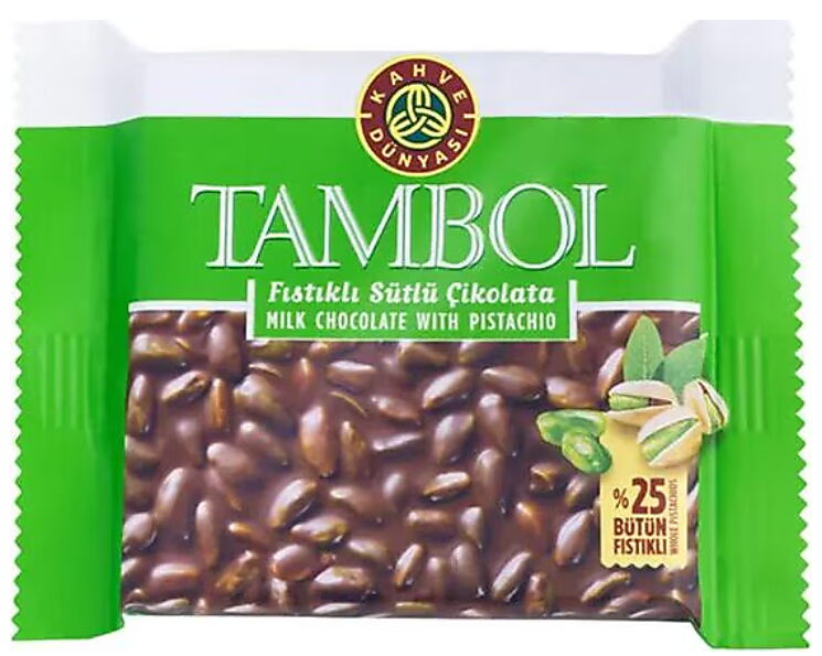 Kahve Dünyası Tambol Antepli Çikolata 77 gr X 10 Adet