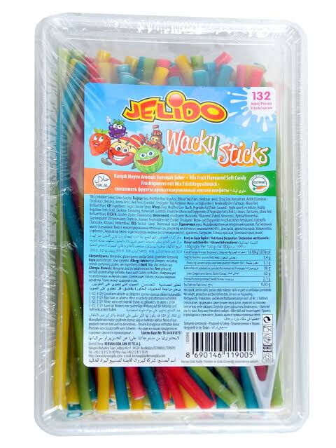 Kervan Jelido Wacky Yağlı Stick Şeker X 1 Adet