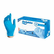 Beybi-Dolphin Nitril Eldiven Mavi S Beden X 1 Adet