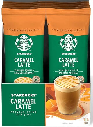 Starbucks Caramel Latte 23 gr 10'lu Paket X 1 Adet
