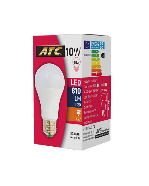 Atc 10 Watt Led Ampul Beyaz X 1 Adet