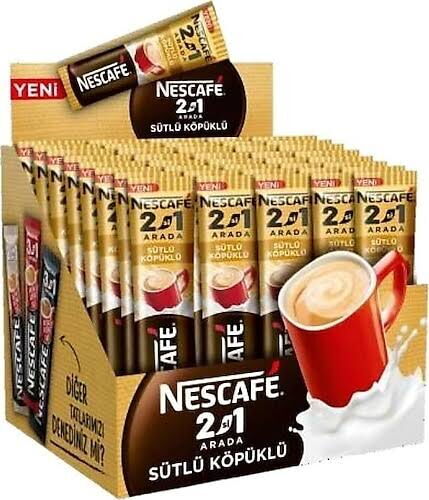 Nescfe 2si1 Arada Sütlü Köpüklü 10 gr 48'li X 1 Adet