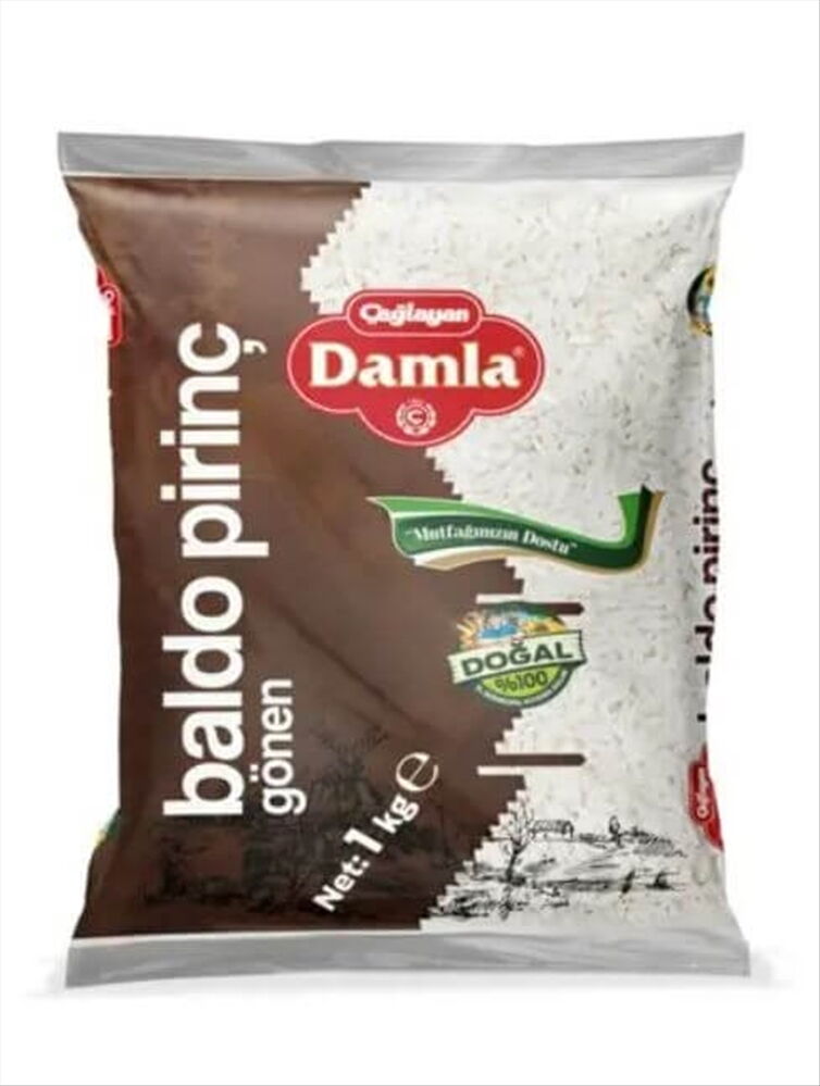 Damla Gönen Baldo Pirinç 1 kg X 16 Adet