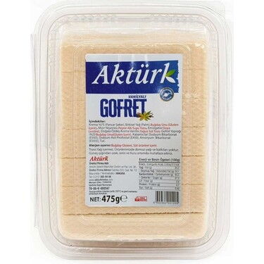 Aktürk Gofret 475 gr X 1 Adet