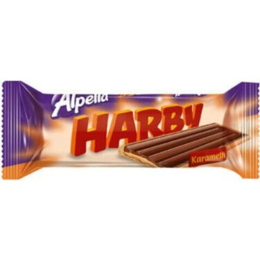 Ülker Alpella Harby Çikolata Karamelli 25 gr X 24 Adet