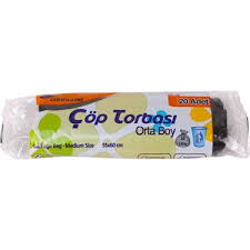 Canhome Çöp Torbası Orta Boy Siyah X 1 Adet