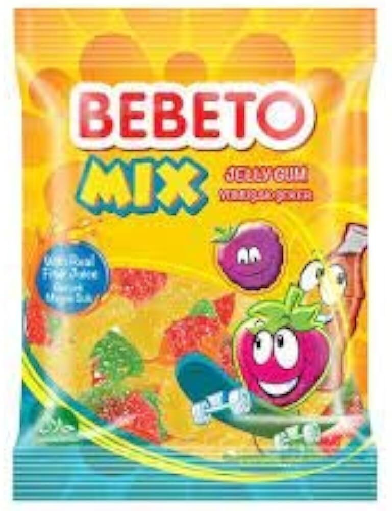 Kervan Bebeto Jelibon Mix 80 gr X 12 Adet