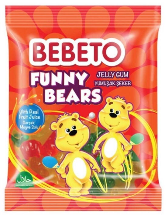 Kervan Bebeto Jelibon Sevimli Ayıcık 80 gr X 12 Adet