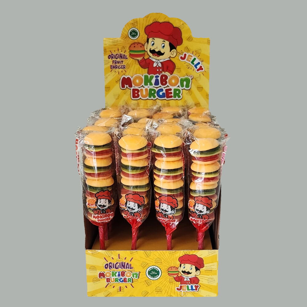 Mokibon Yumuşak Şeker Hamburger X 24 Adet