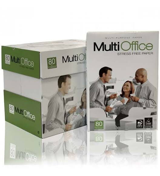 Multi Office Fotokopi Kağıdı 500 'lü A3 80 GR (stressiz kağıt) X 5 Adet