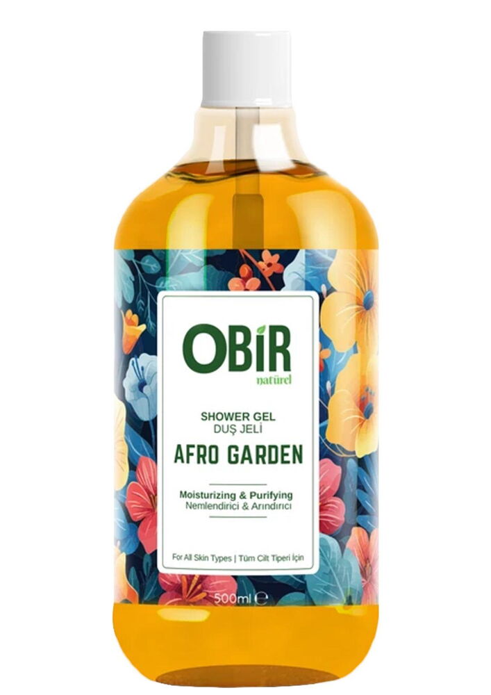 Obir Natürel Duş Jeli Afro Garden 500 ml X 1 Adet
