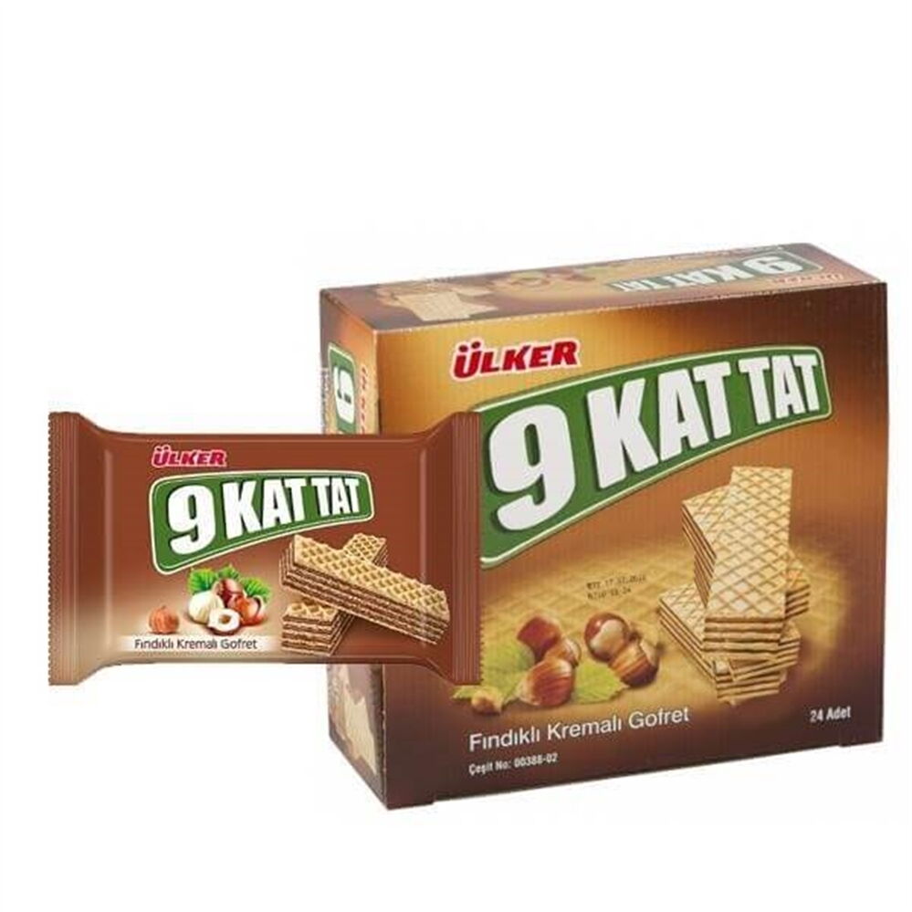 Ülker 9 Kat Fındıklı Kremalı 39 gr X 24 Adet
