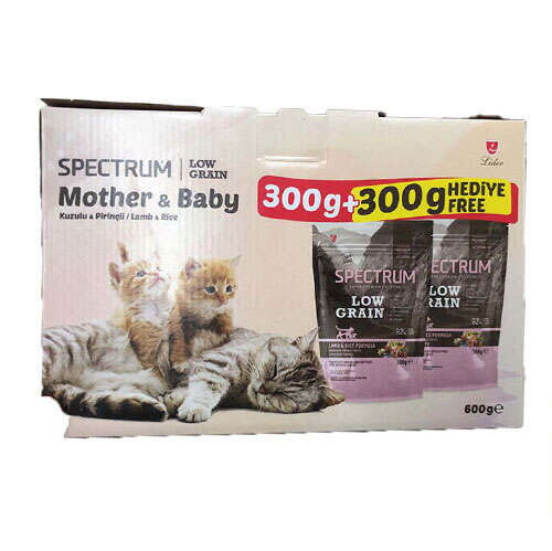 Spectrum Anne ve Yavru Kedi Maması 300+300 gr X 1 Adet