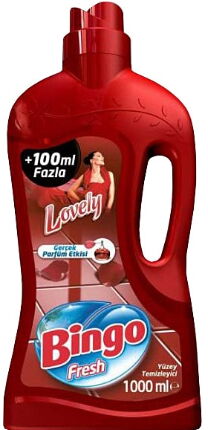 Bingo Fresh Yüzey Temizleyici Lovely 1 lt X 1 Adet