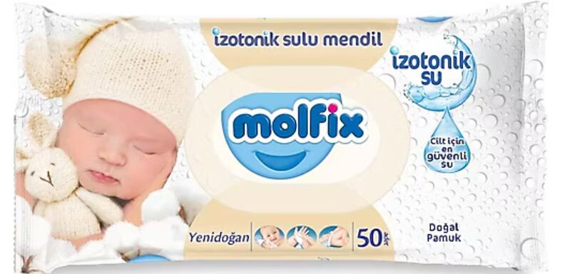 Molfix Islak Havlu Yenidoğan 50'li X 1 Adet