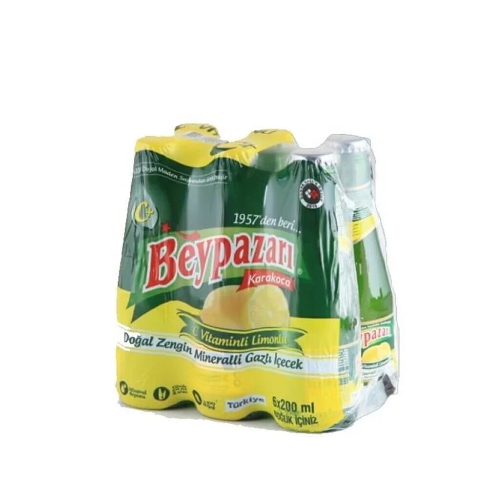 Beypazarı C Plus Limon Maden Suyu 200 ml X 24 Adet
