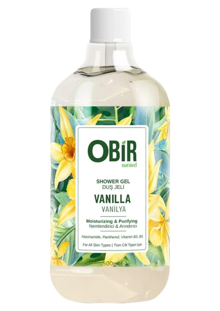 Obir Natürel Duş Jeli Vanilya Vitaminli 500 ml X 1 Adet