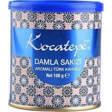 Kocatepe Türk Kahvesi 100 gr Damla Sakızlı Teneke X 12 Adet