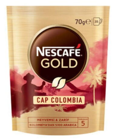 Nescafe Gold Colombia Doypack 70 gr X 1 Adet